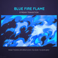 fire flame cast pastel blue cartoon transition