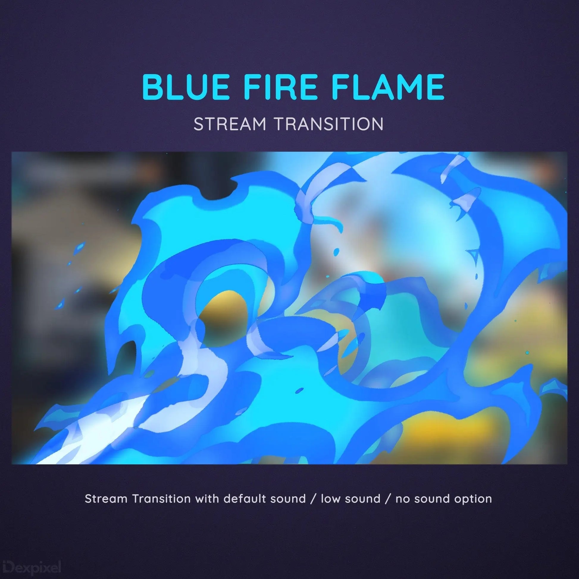 colorful fire flame pastel blue stream transition