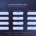 Stream alerts template showcasing blue pastel design in Blue Pastel Dream Alerts