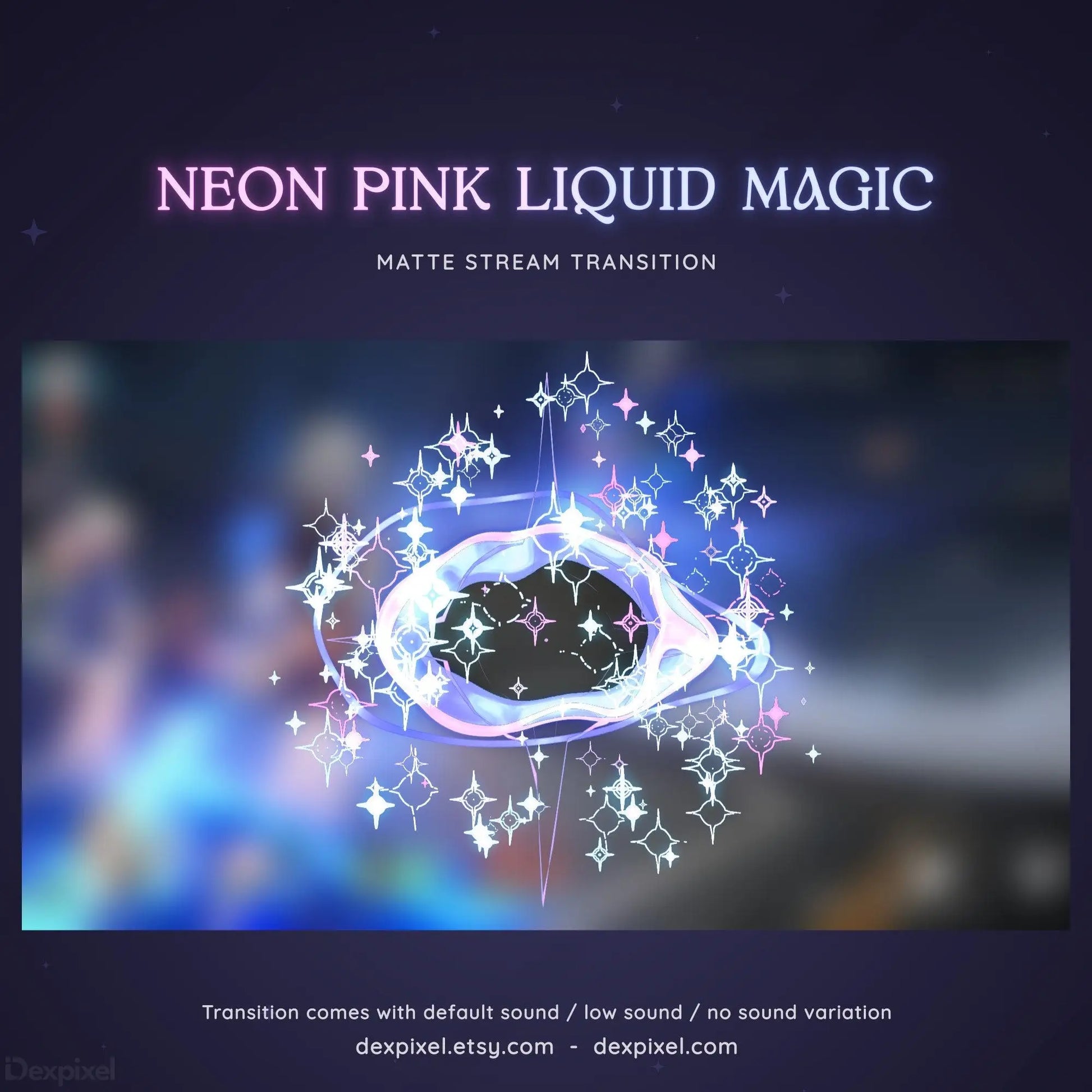 liquid magic pastel stream transition obs
