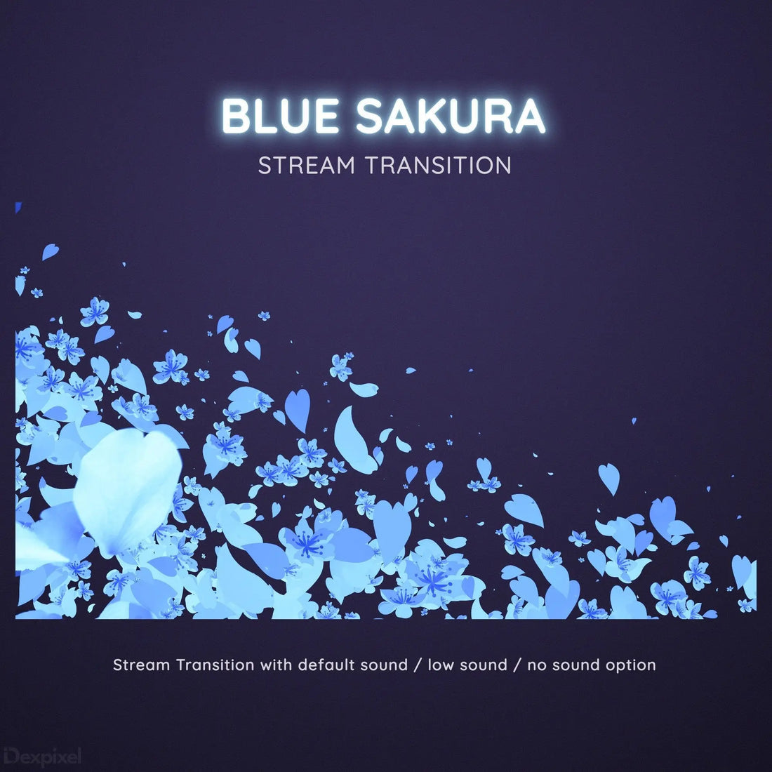 blue sakura stream transition