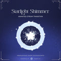 Glowing white circular ring with sparkles for Starlight Stream Transition in VTuber aesthetics