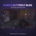 magical butterfly animated stream overlay