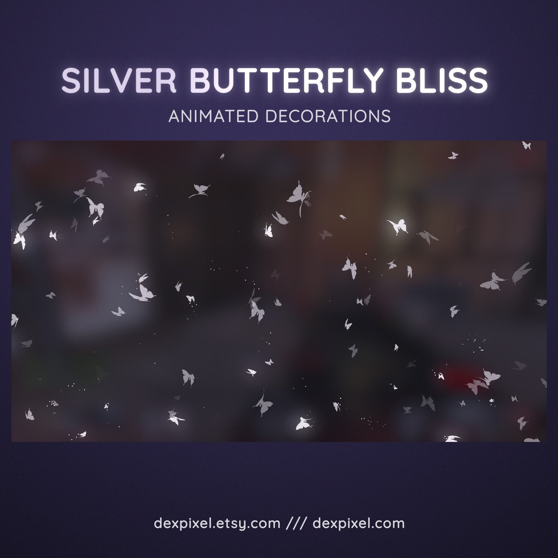 butterfly bliss stream decoration