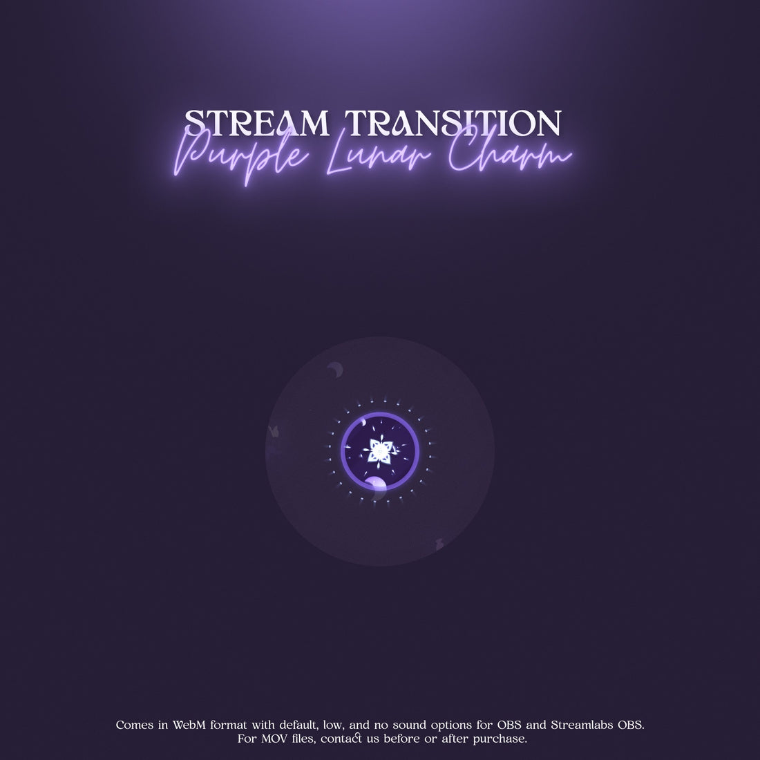 Stream Transition in Pastel Purple and Blue