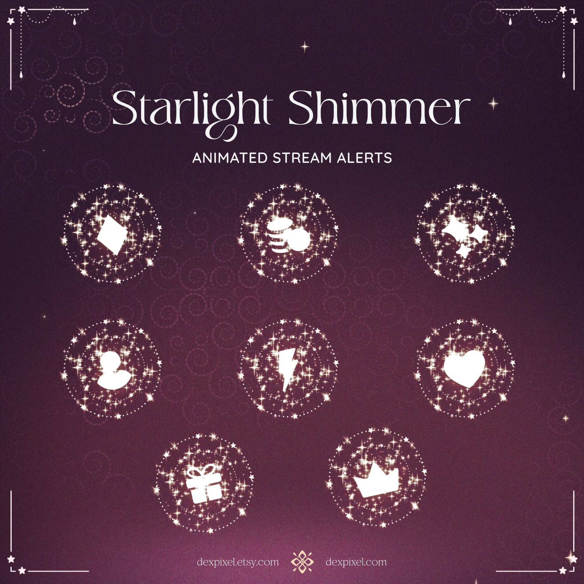 cosmic shimmer starlight twitch alerts
