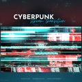 Cyberpunk Blue Red Glitch Stream Transition