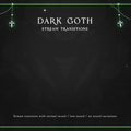 A digital stream transition with gothic-themed elements and sound variations.