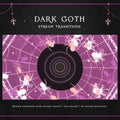 Dark Goth stream transitions with spiderweb and spider animations.