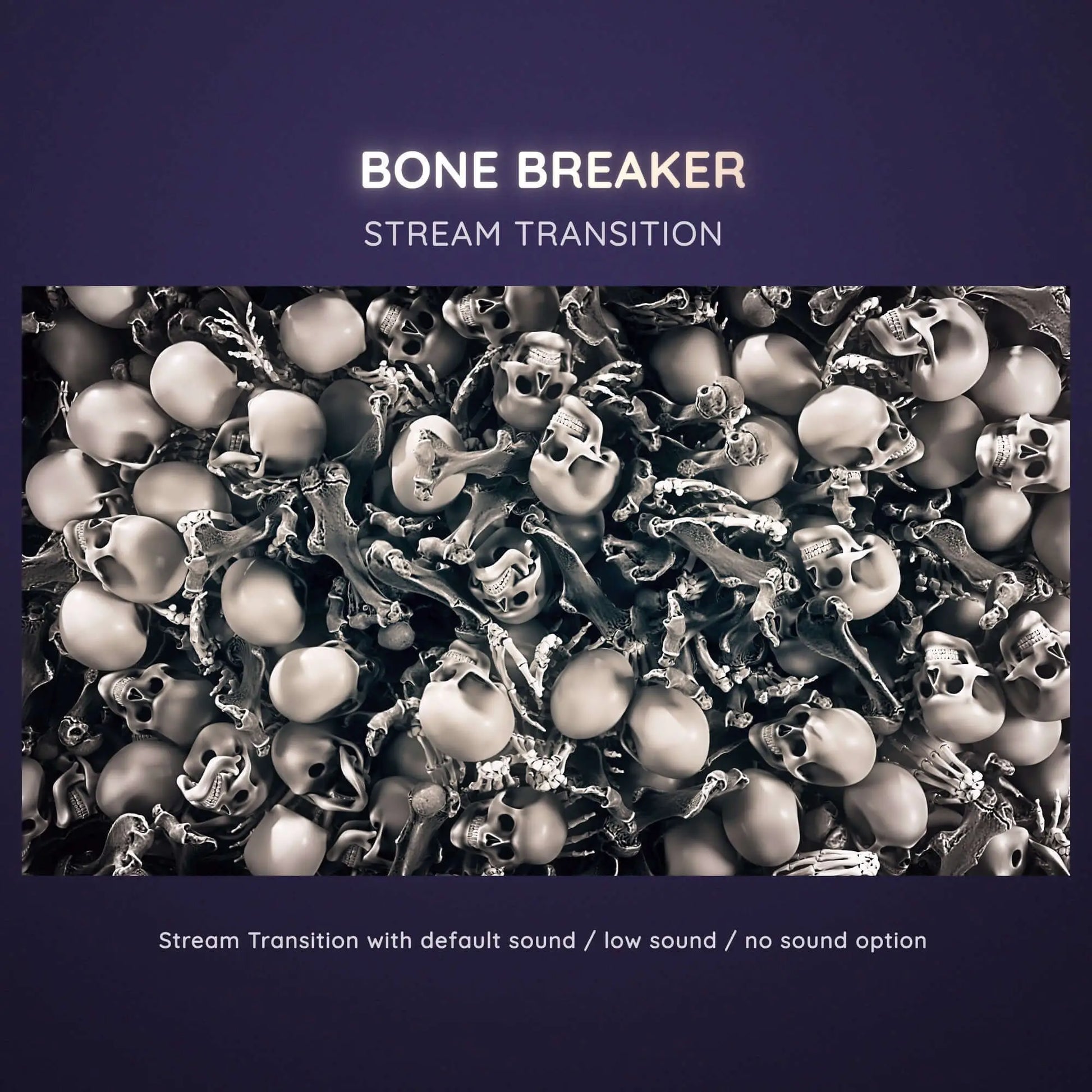 A repeating pattern of skulls and bones in black and white.