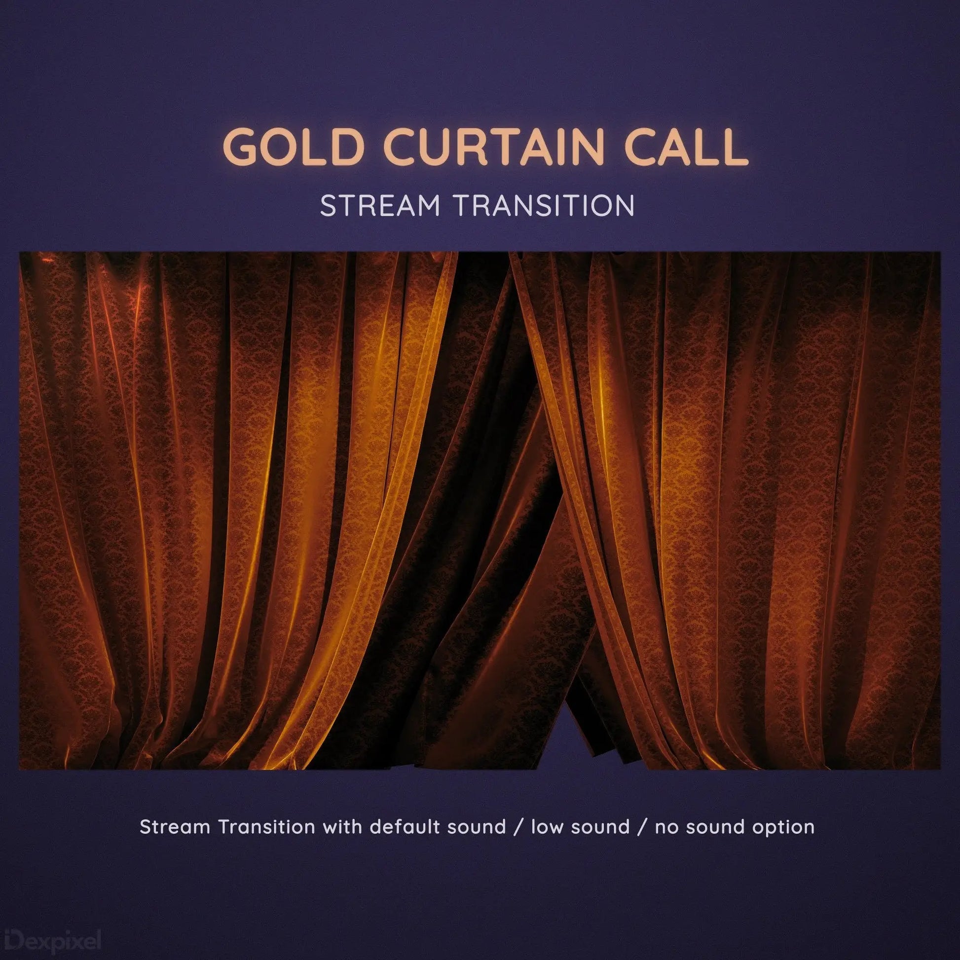 stinger stream transition gold orange curtains