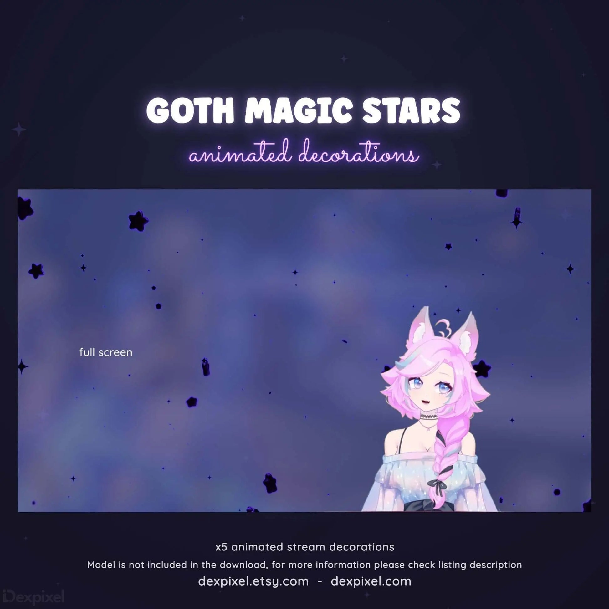 Animated pink-haired anime character with fox or wolf ears in a light-colored outfit.