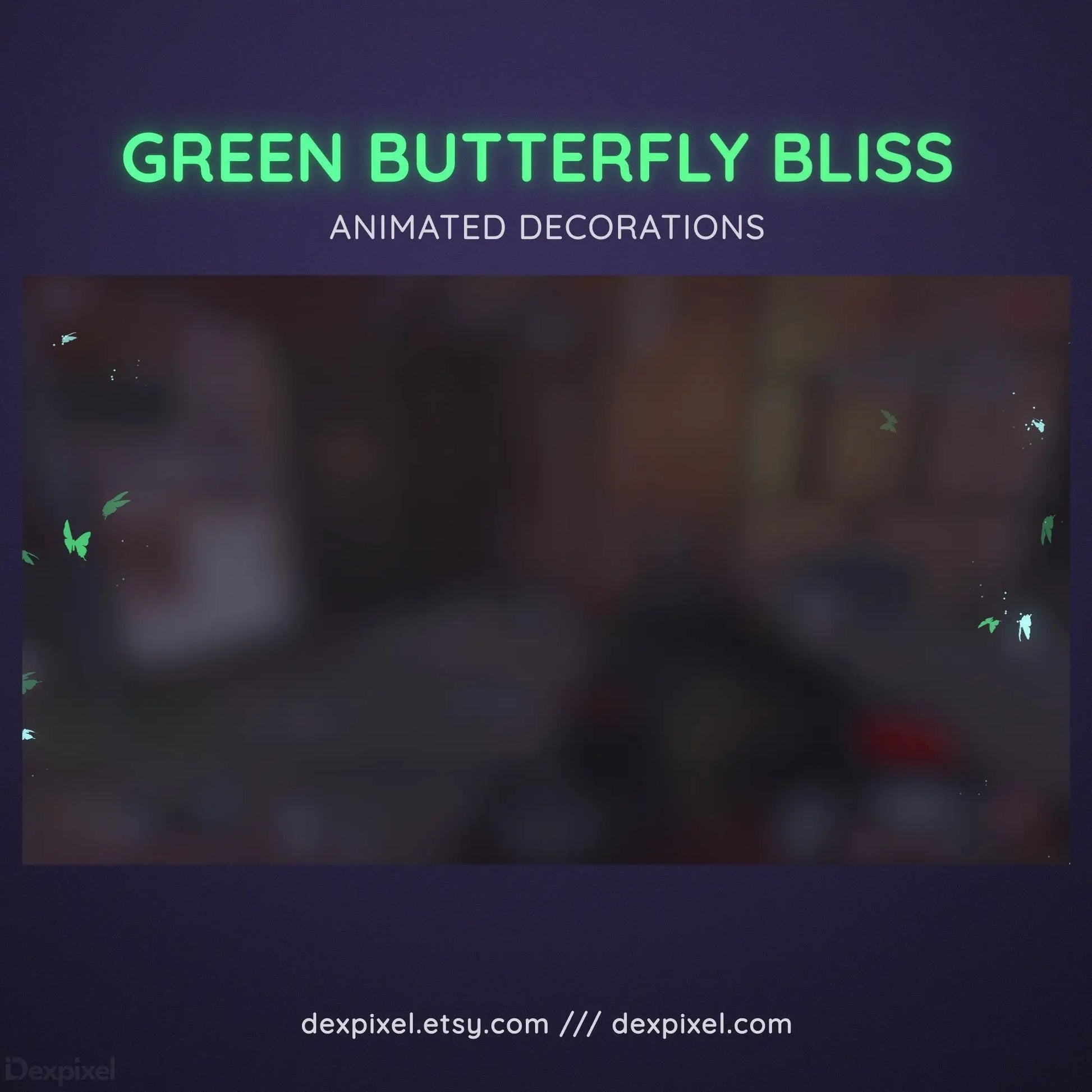 streamlabs butterfly overlay decoration pack