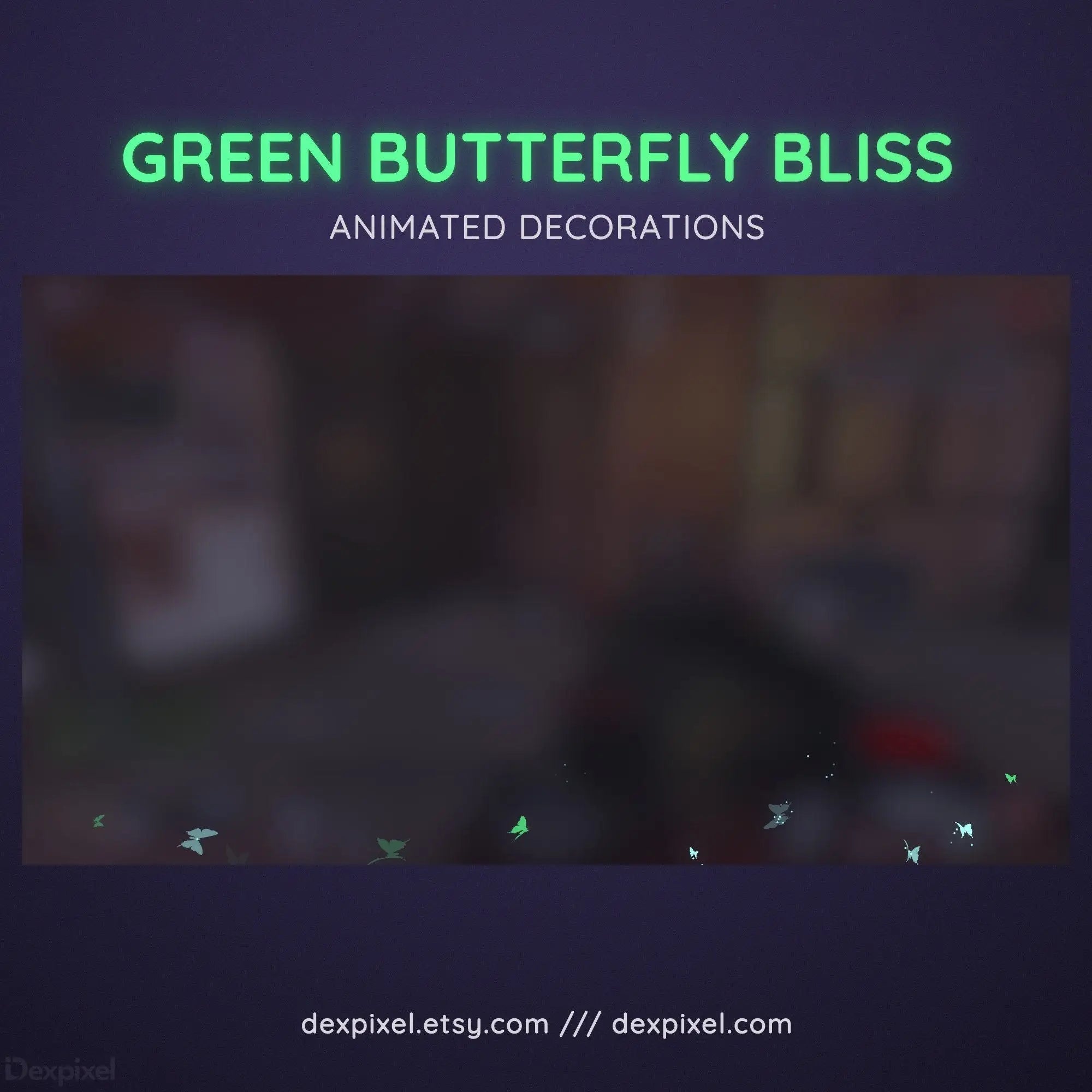 streamlabs butterfly overlay decoration pack