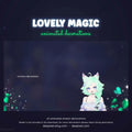 cute animated stream overlay green hearts
