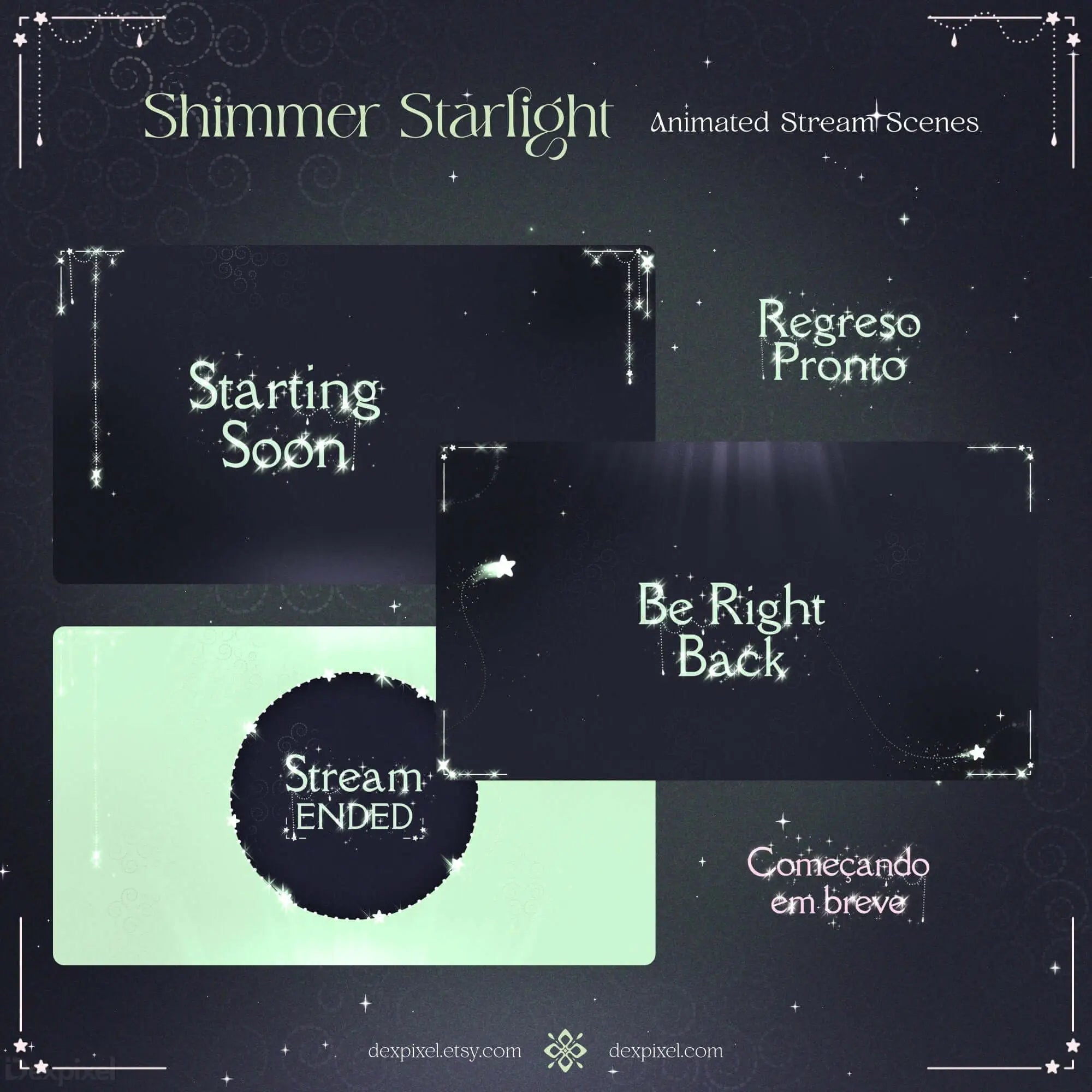 twitch celestial starlight overlays
