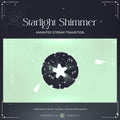 green glow shimmer starlight stream transition
