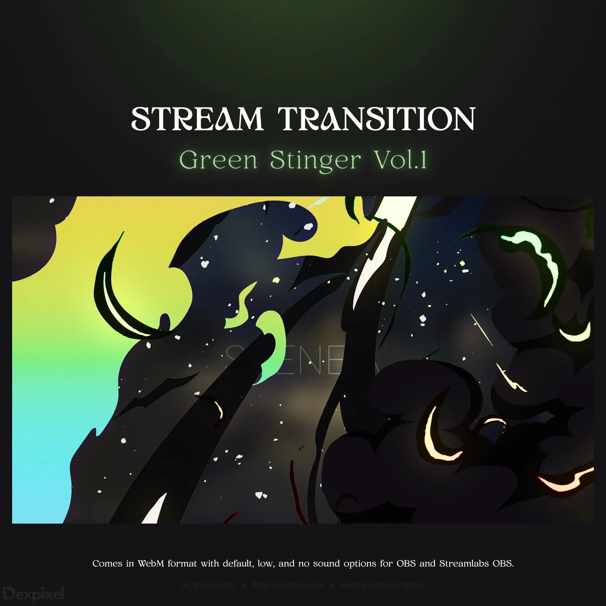 Green stream transition.