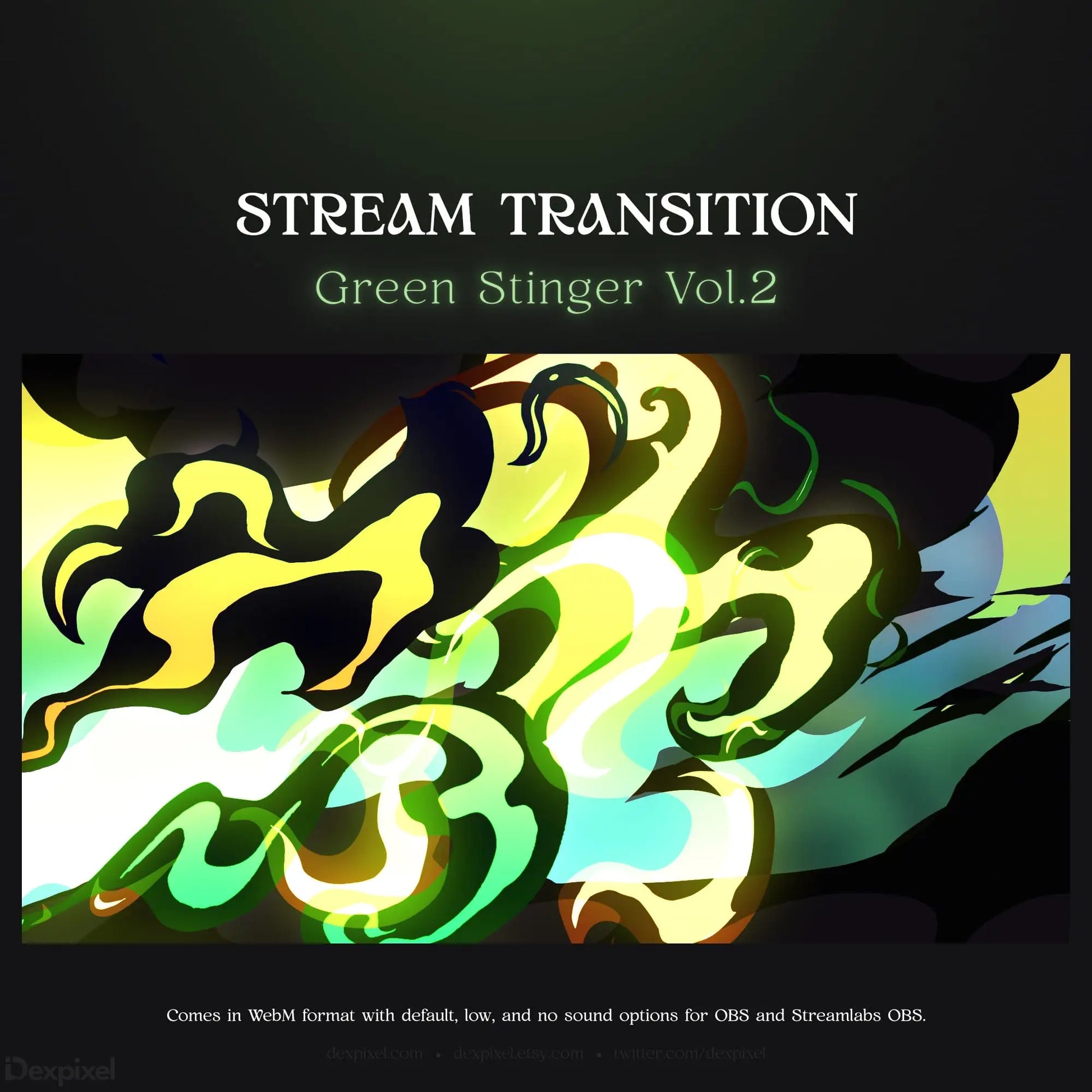 Green stream transition.