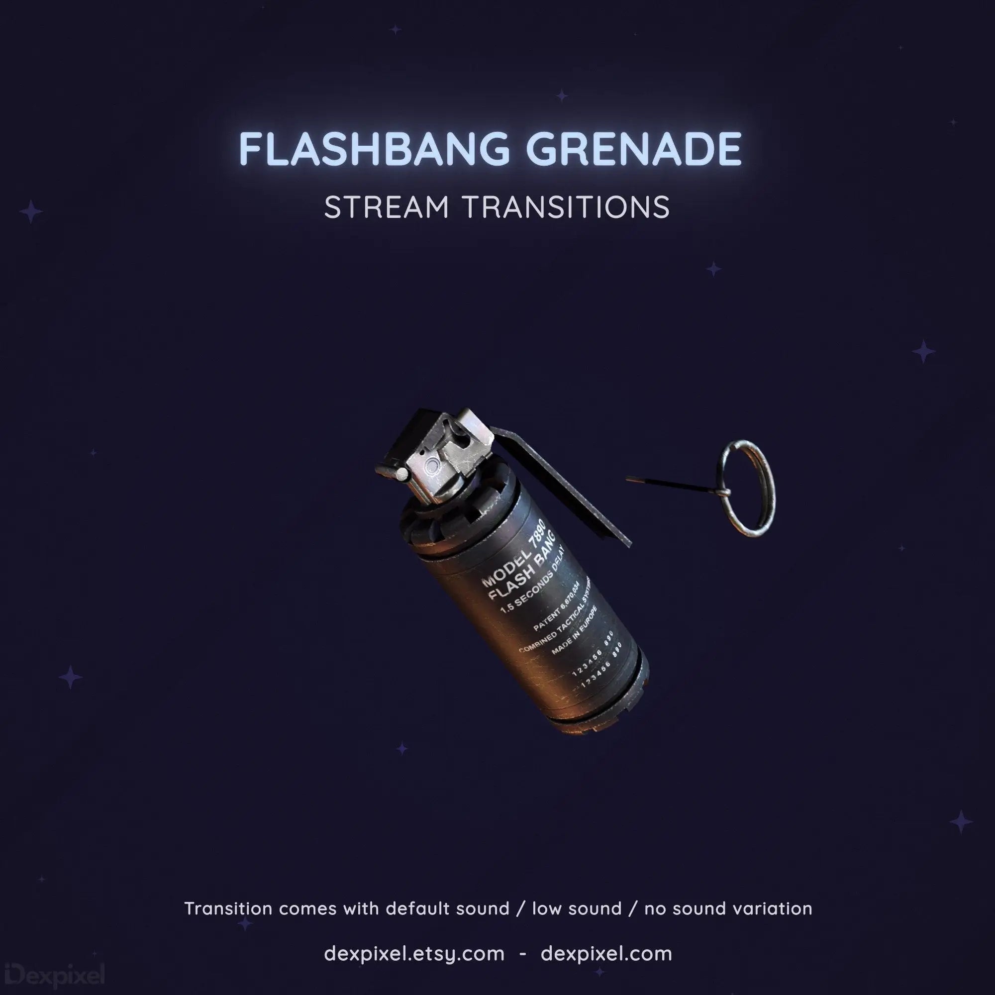 grenade flashbang stream transition
