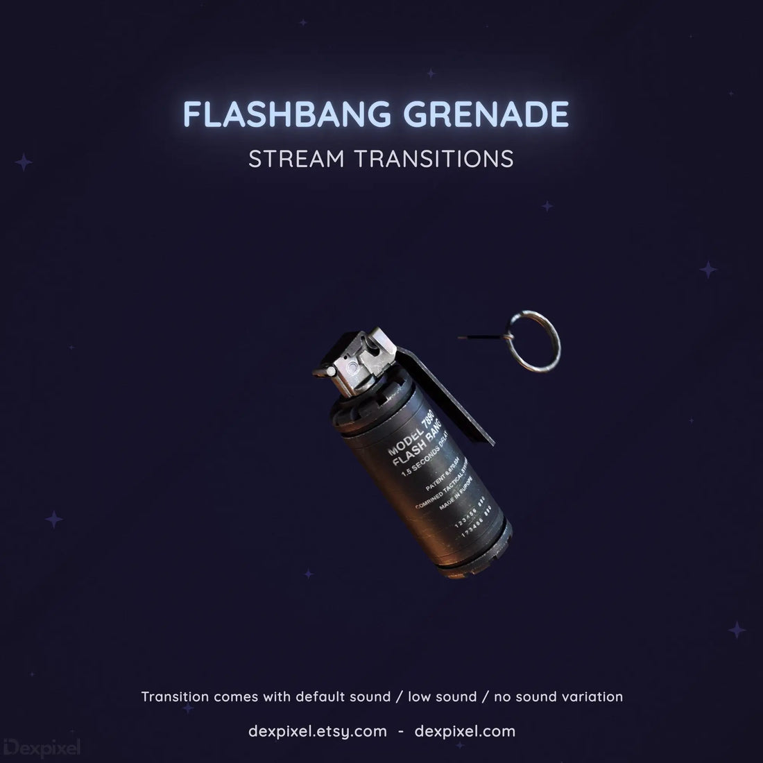 grenade flashbang stream transition
