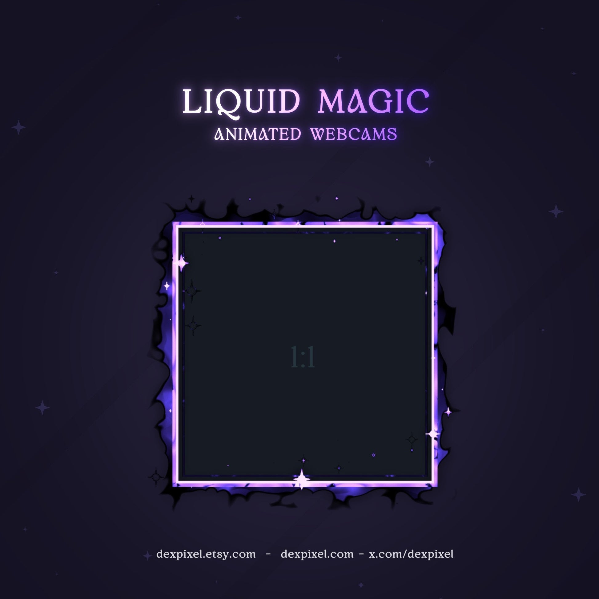 liquid magic stream webcam frame
