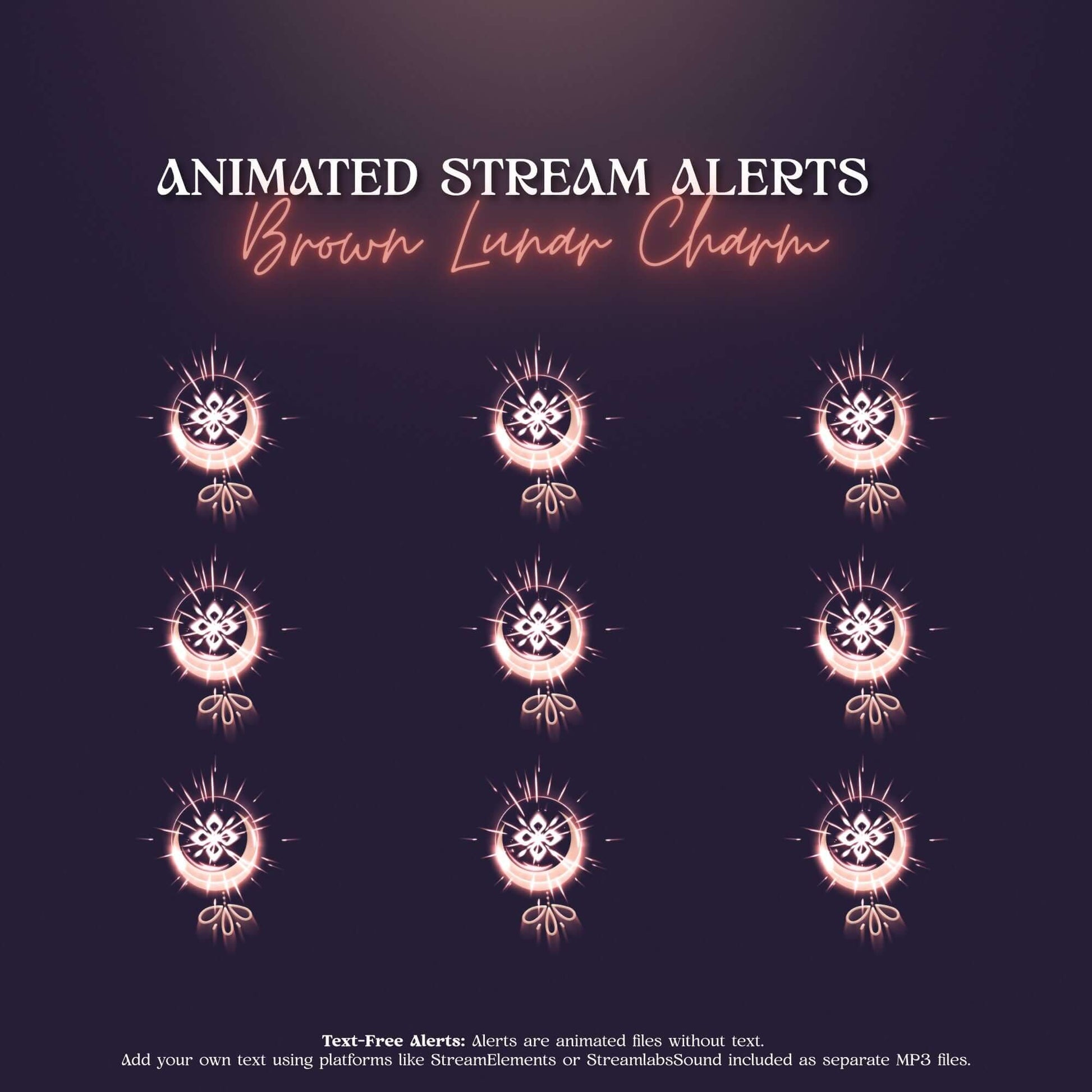 animated celestial alerts for vtuber streams