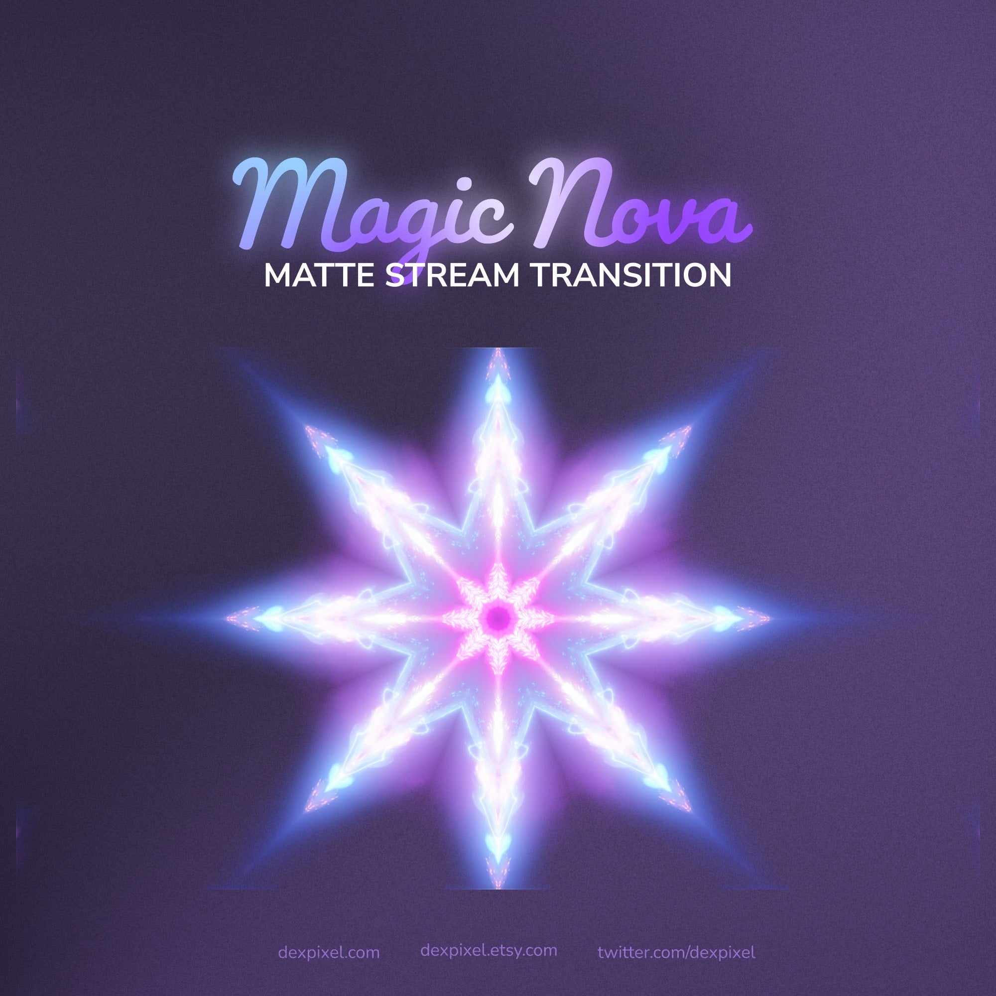 Magic Nova Matte Stream Transition | OBS Stinger