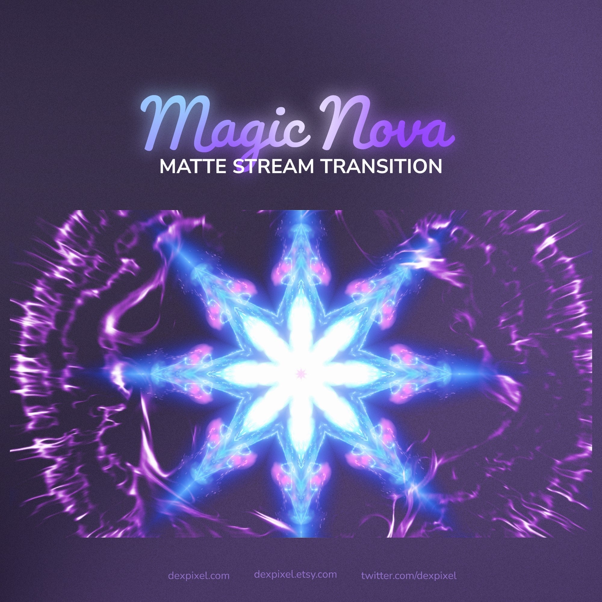 Magic Nova Matte Stream Transition | OBS Stinger