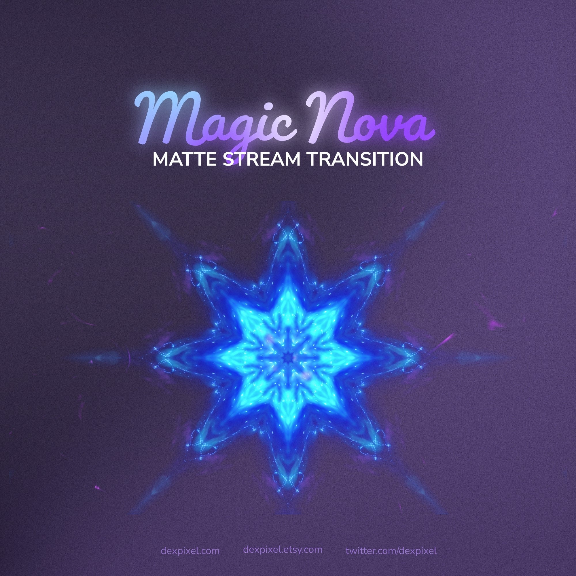 Magic Nova Matte Stream Transition | OBS Stinger