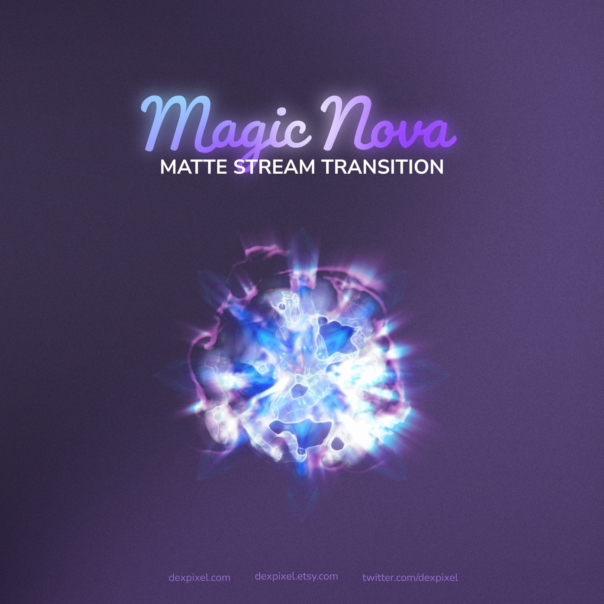Magic Nova Matte Stream Transition | OBS Stinger