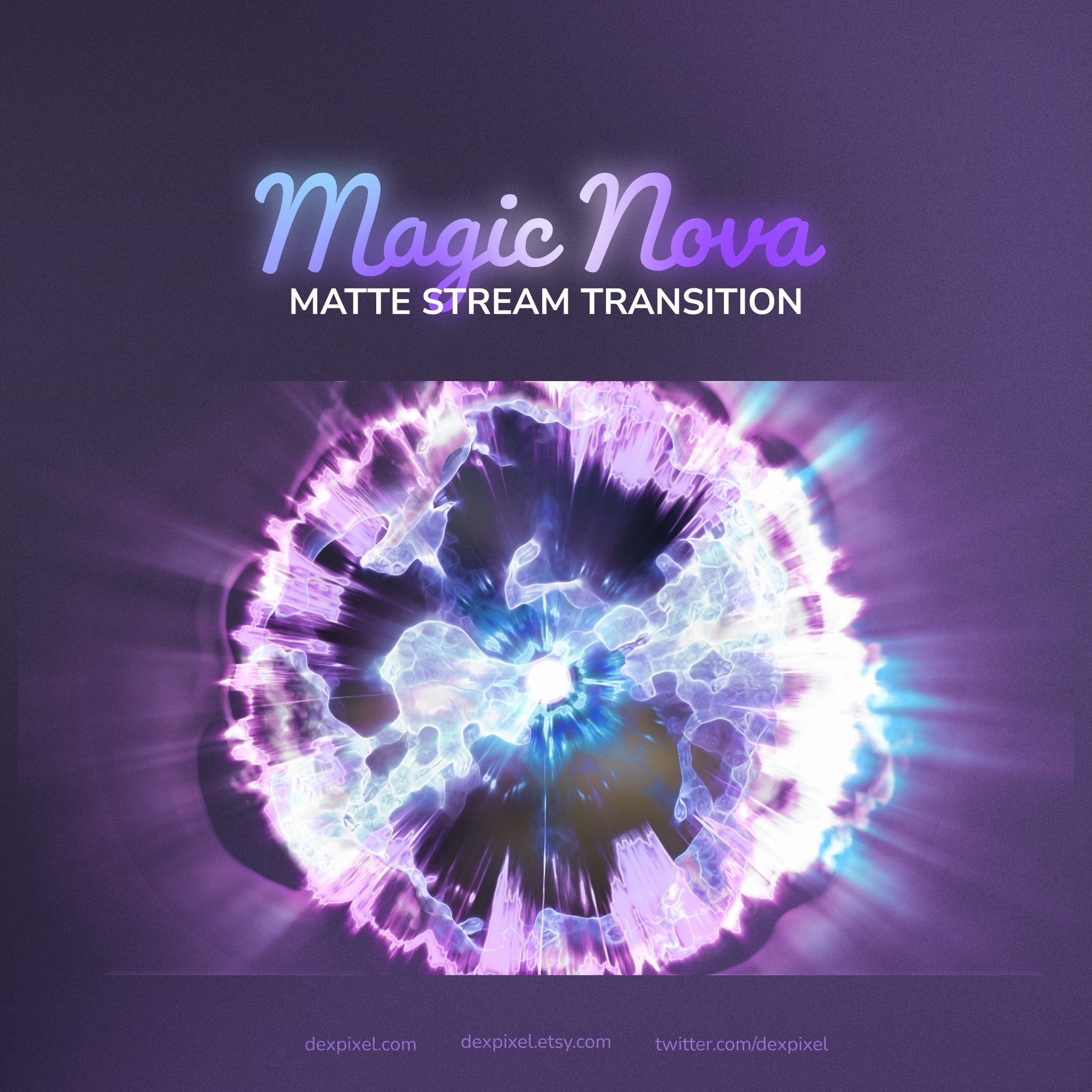 Magic Nova Matte Stream Transition | OBS Stinger