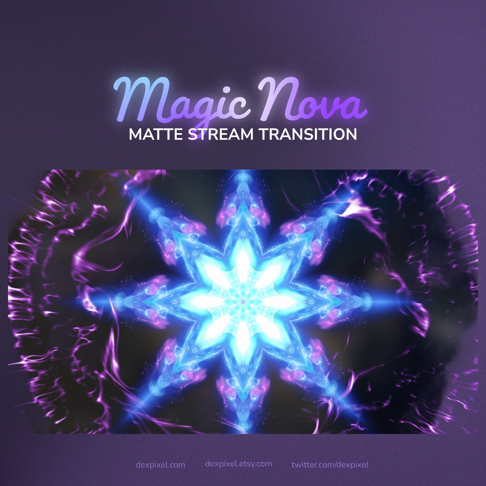 Magic Nova Matte Stream Transition | OBS Stinger