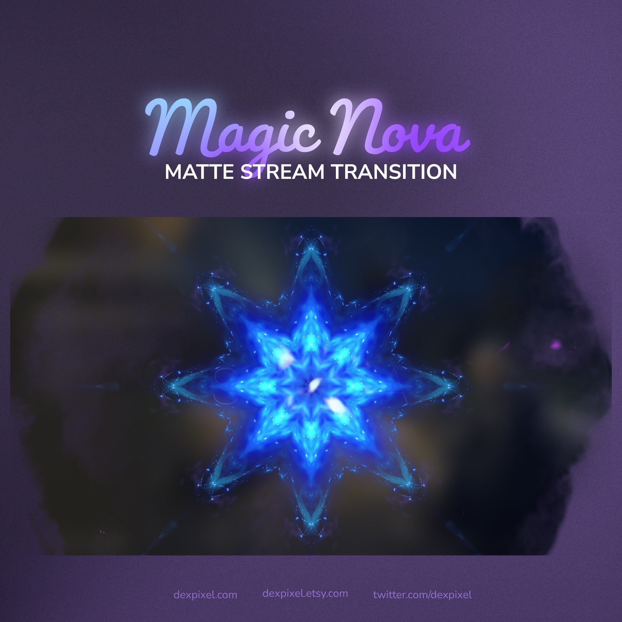 Magic Nova Matte Stream Transition | OBS Stinger