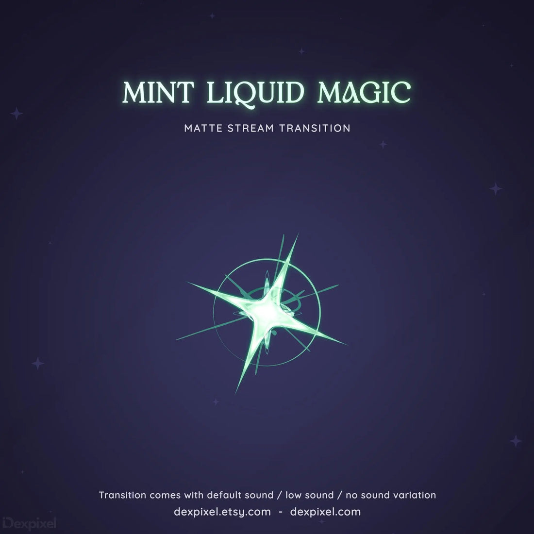 mint green pastel liquid magic matte stream transition
