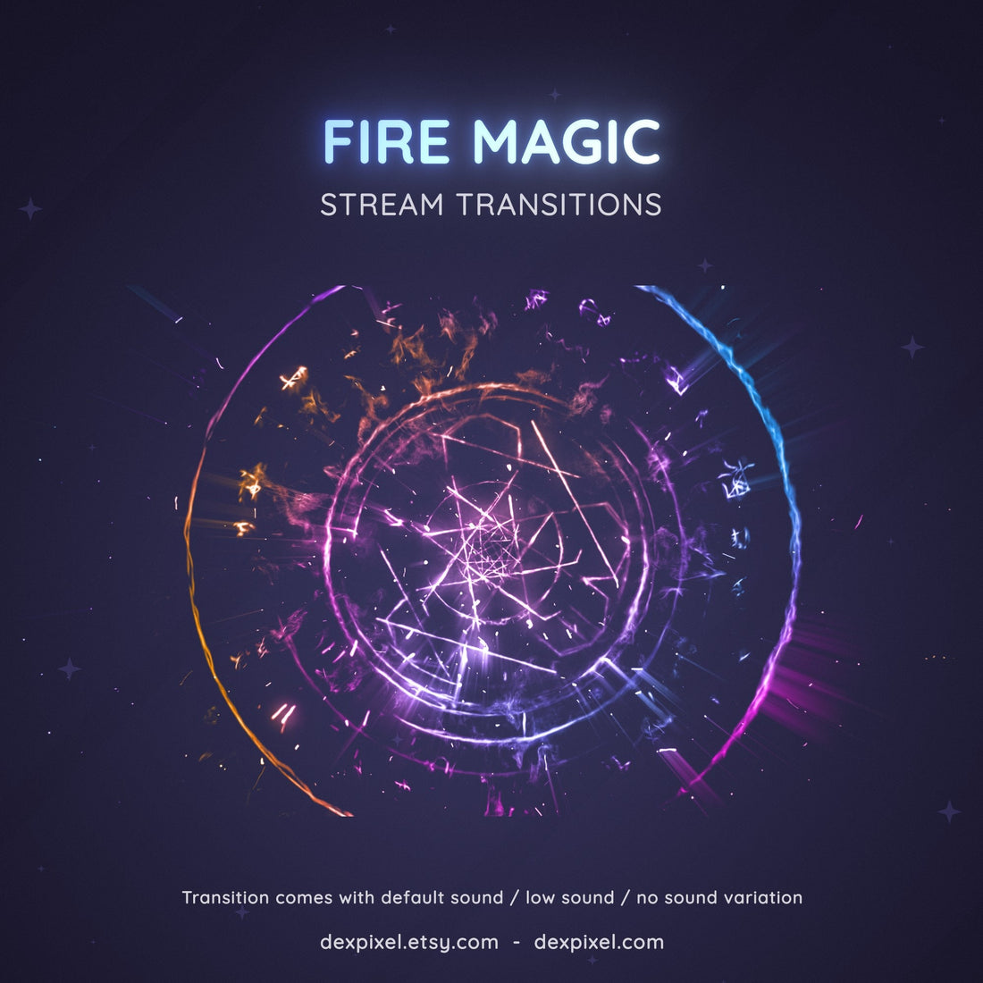 rainbow fire seal magic stream transition
