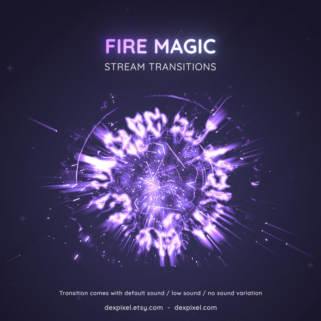 purple fire seal stream transition
