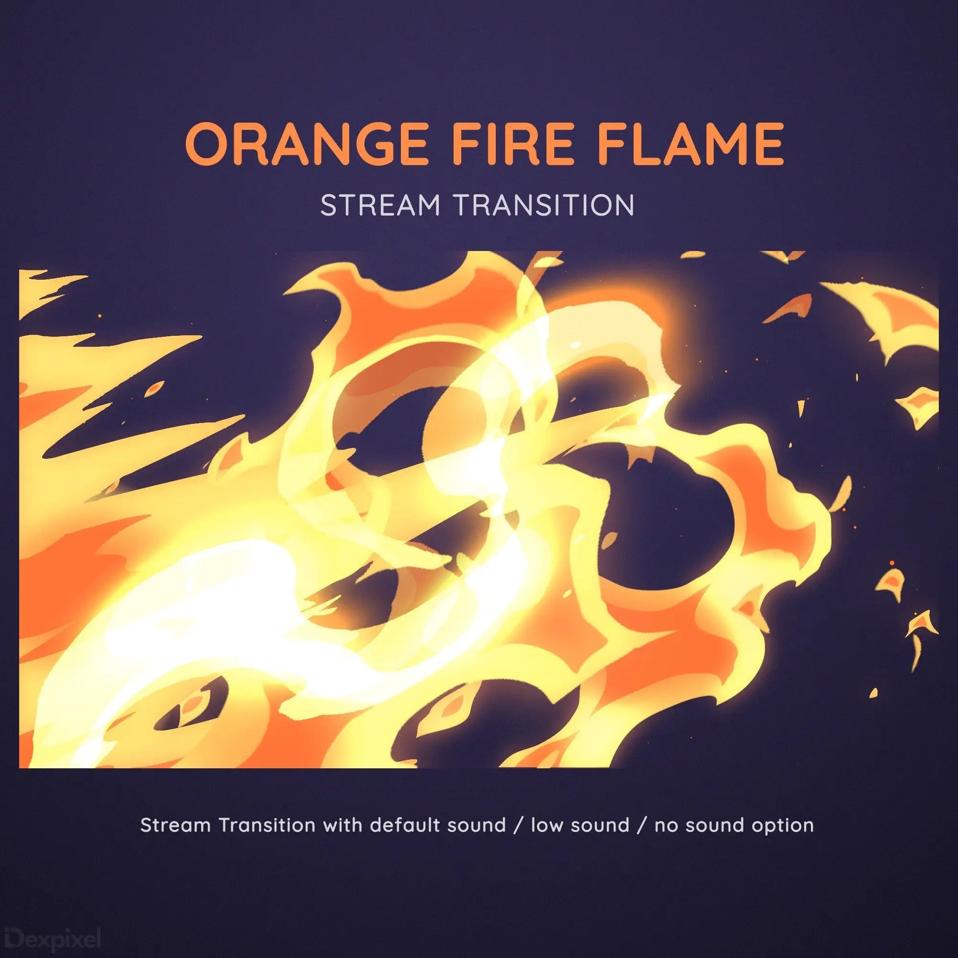 animated flame cast cartoon stream transition