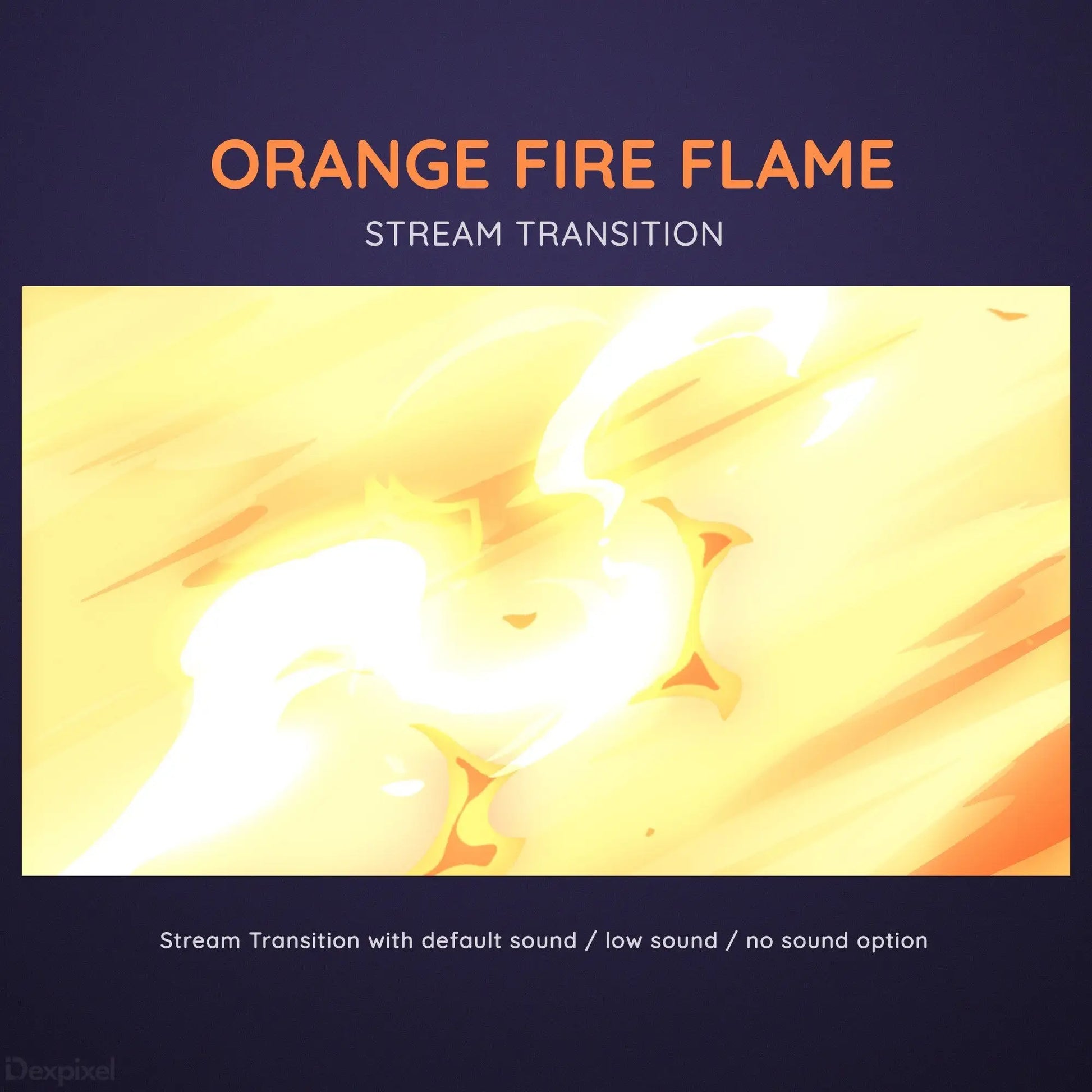 animated stream transition fire flame