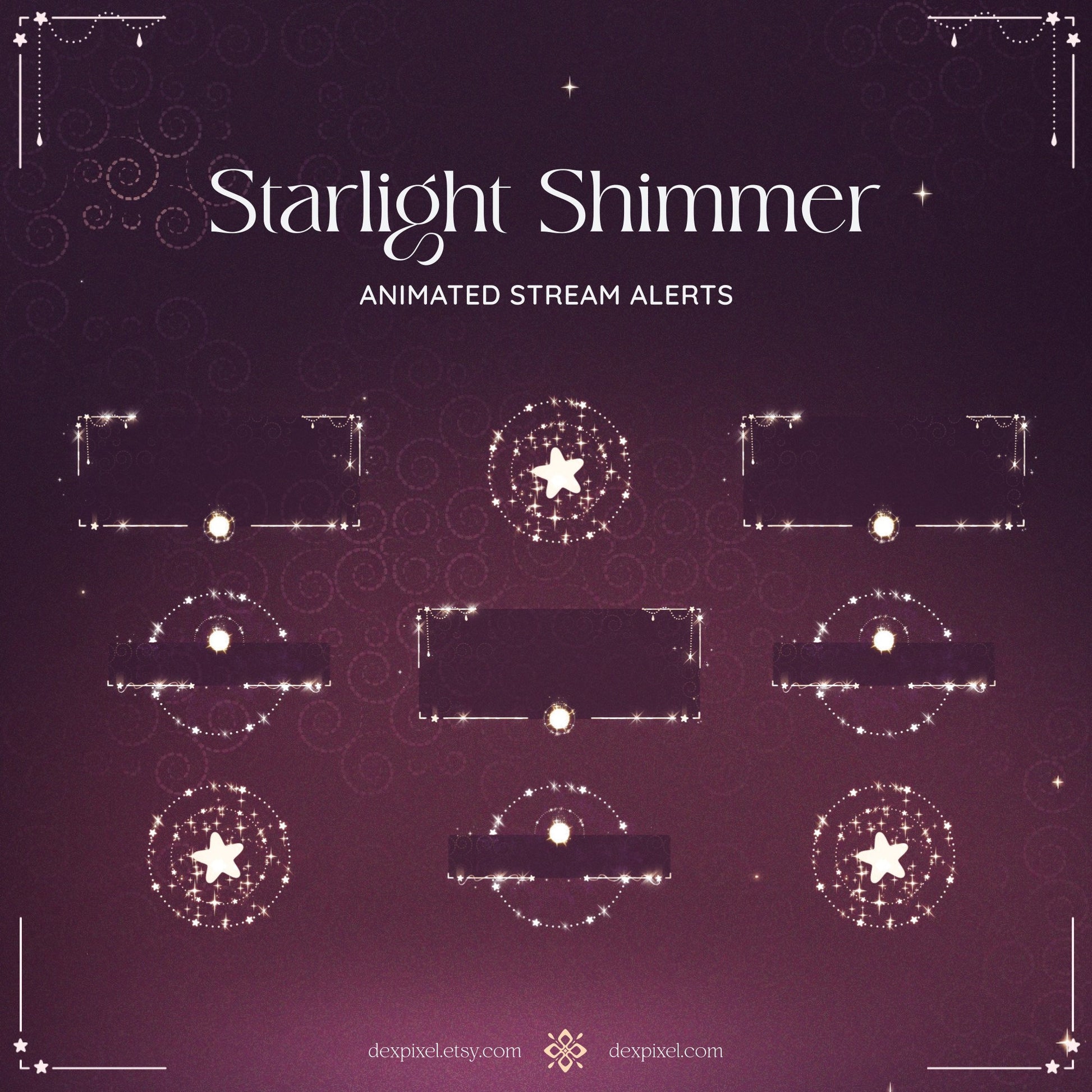 pink peach brown shimmer starlight alerts
