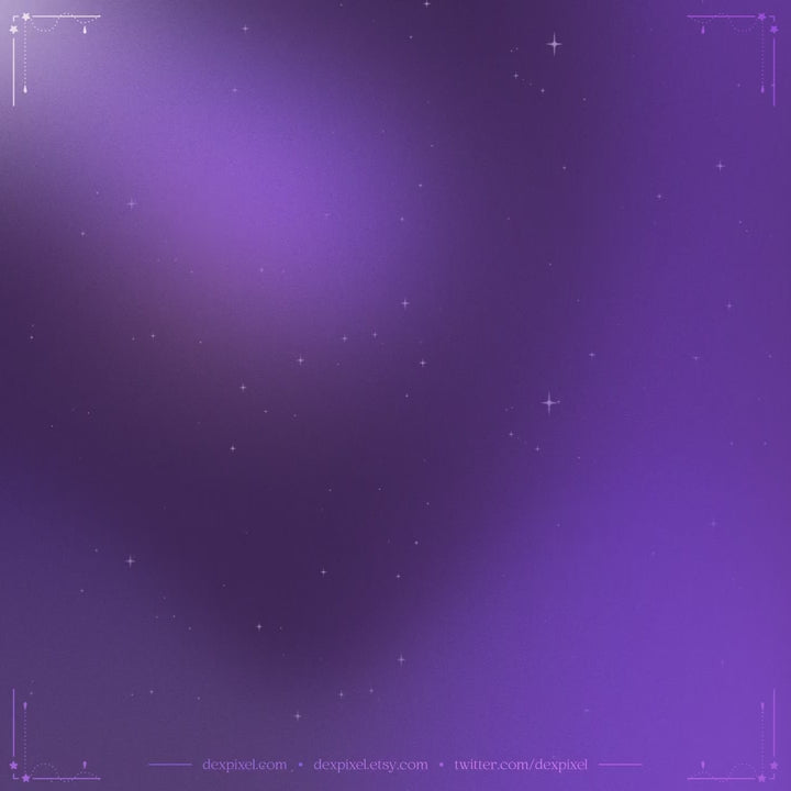 Purple Gold Tarot Cards Stream Alerts