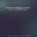 Pastel floral animated alerts for StreamElements