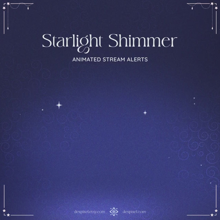 Blue Shimmer Starlight Alerts