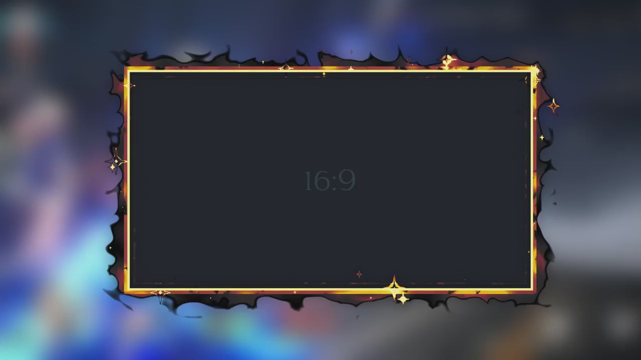black gold liquid magic stream webcam frames