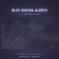 blue white floral stream alerts for vtuber twitch