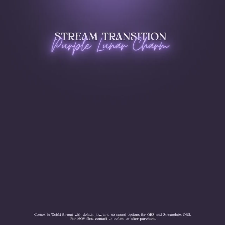OBS Celestial Stinger with Transparent Background
