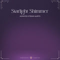 purple shimmer starlight animated stream alerts
