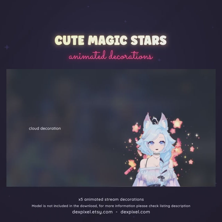 Twitch Stream Star Effects | Animated Particles
