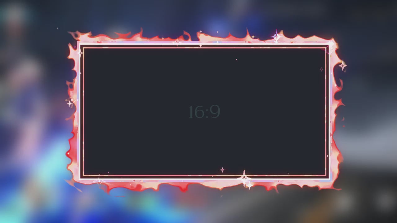 cute red pink webcam overlay for twitch
