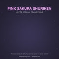 cherry blossom shuriken stream transition
